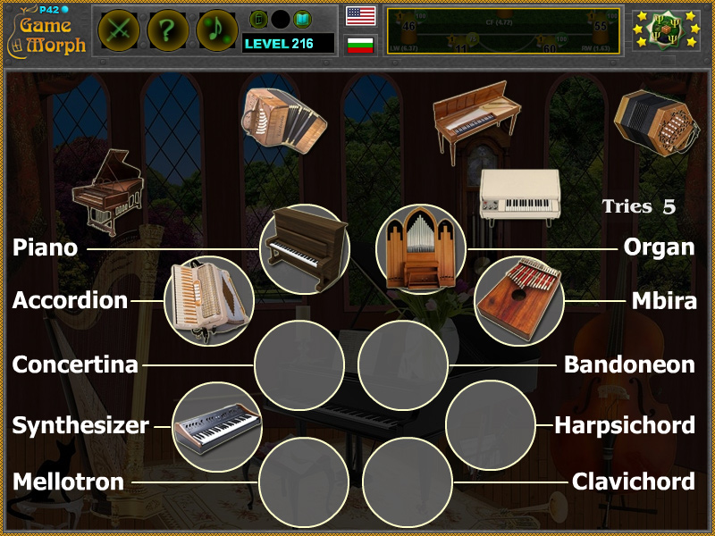 Keyboard Instruments Puzzle Arts Learning Game