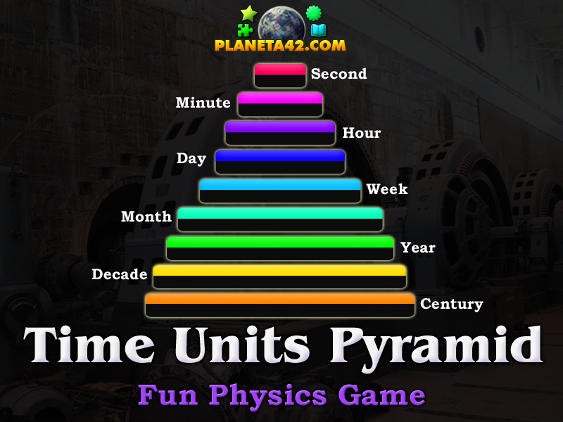 Time Units Puzzle Physics Learning Game