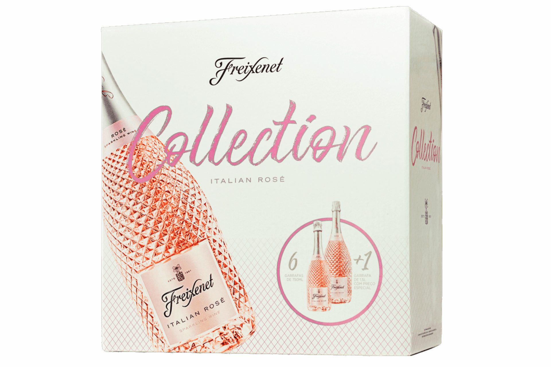 Kit Espumantes Italian Rose c/6 Unid. + Garrafa 1.5L