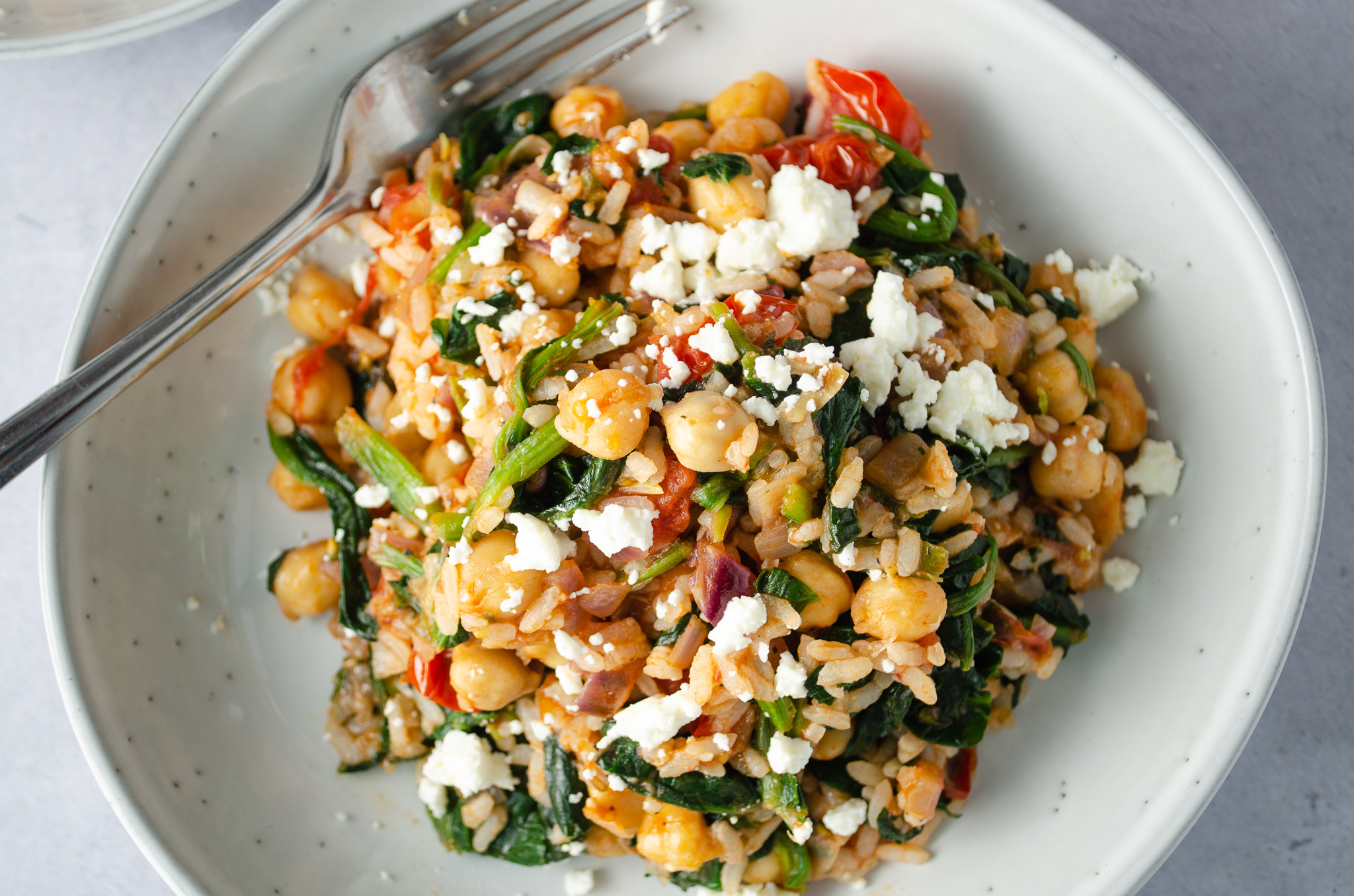 Greek Tomato & Chickpea Rice Main Course Rice Dish Life