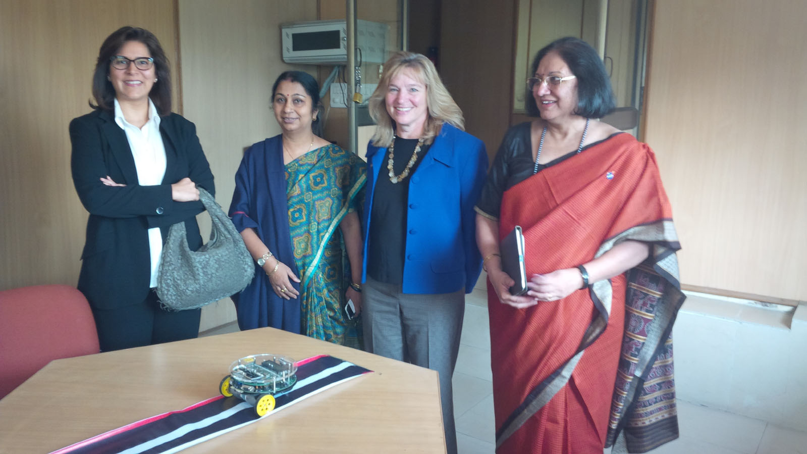 Visting students at the Miranda House at the… The Society