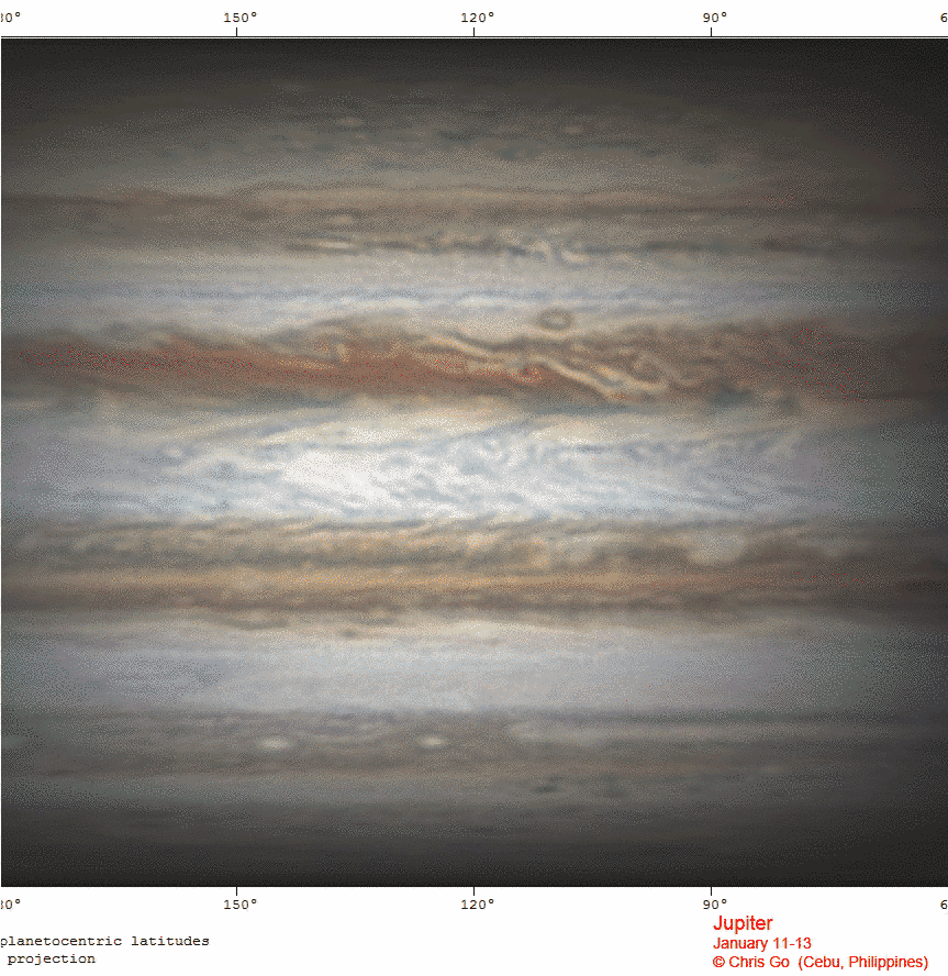 Jupiter's weather, January 2016 The Society