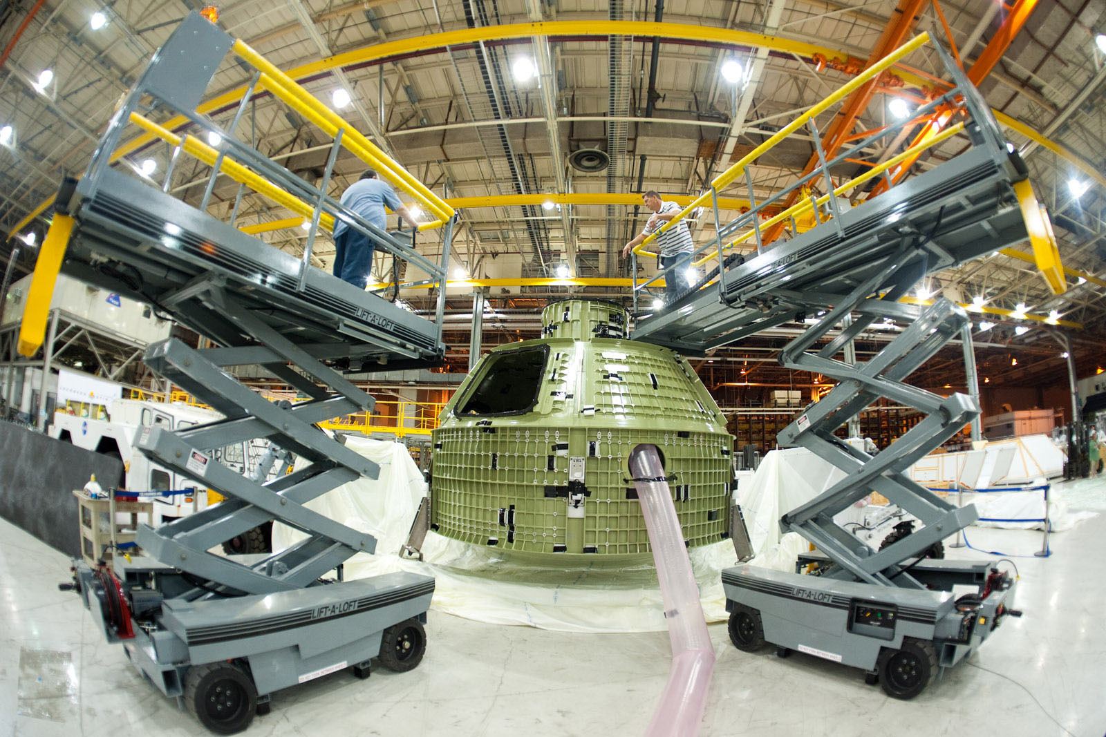 Orion EFT1 capsule ready for shipment The Society