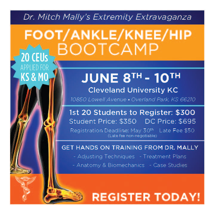 Cleveland University Lower Extremity Boot Camp June Chiropractic