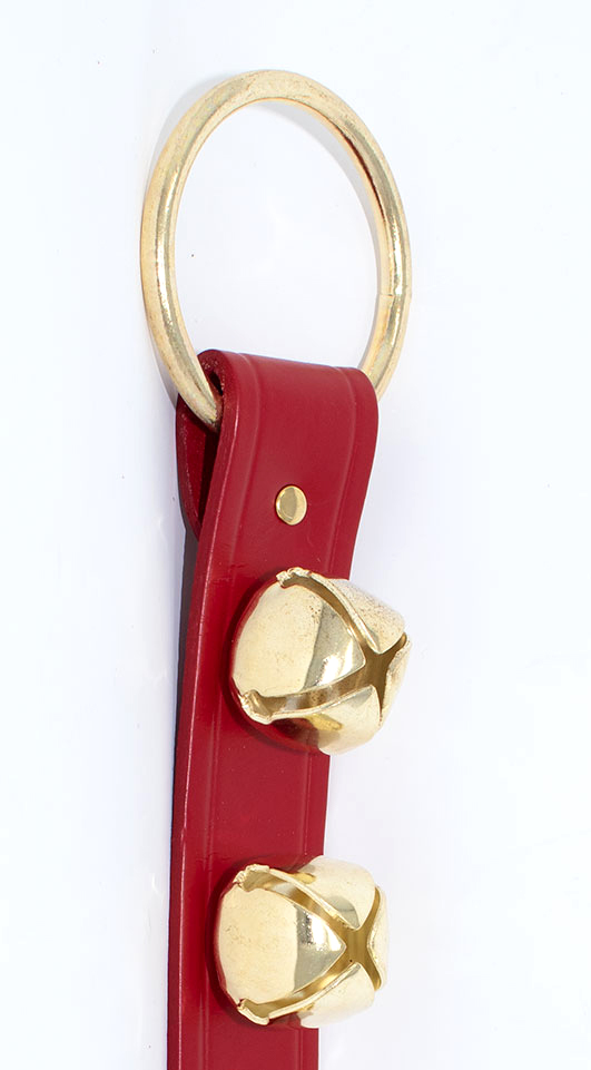 Sleigh bells made in USA with full grain leather strap