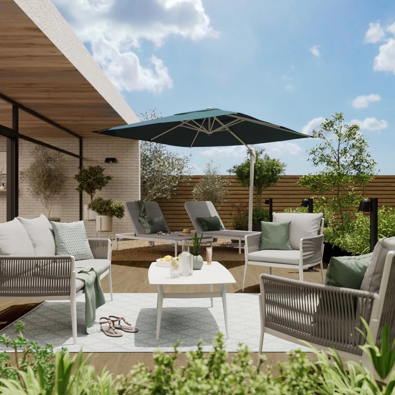 Aménager sa terrasse et son jardin avec le mobilier extérieur Leroy Merlin