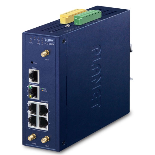 LCG300WUS Industrial LoRaWAN Wireless Gateway with 5Port 10/100