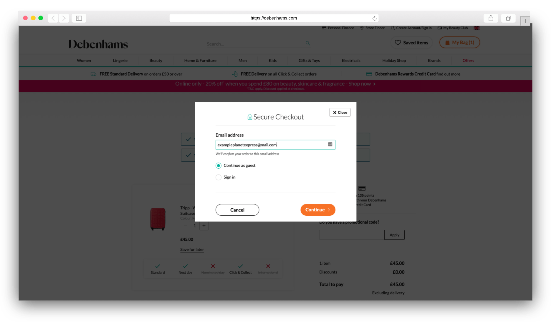 Get International Delivery From Debenhams Here Is How!