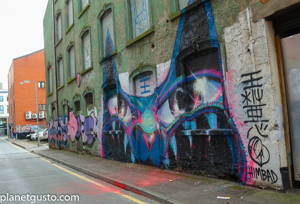 Belfast’s Cathedral Quarter Bursting in Street Art gusto