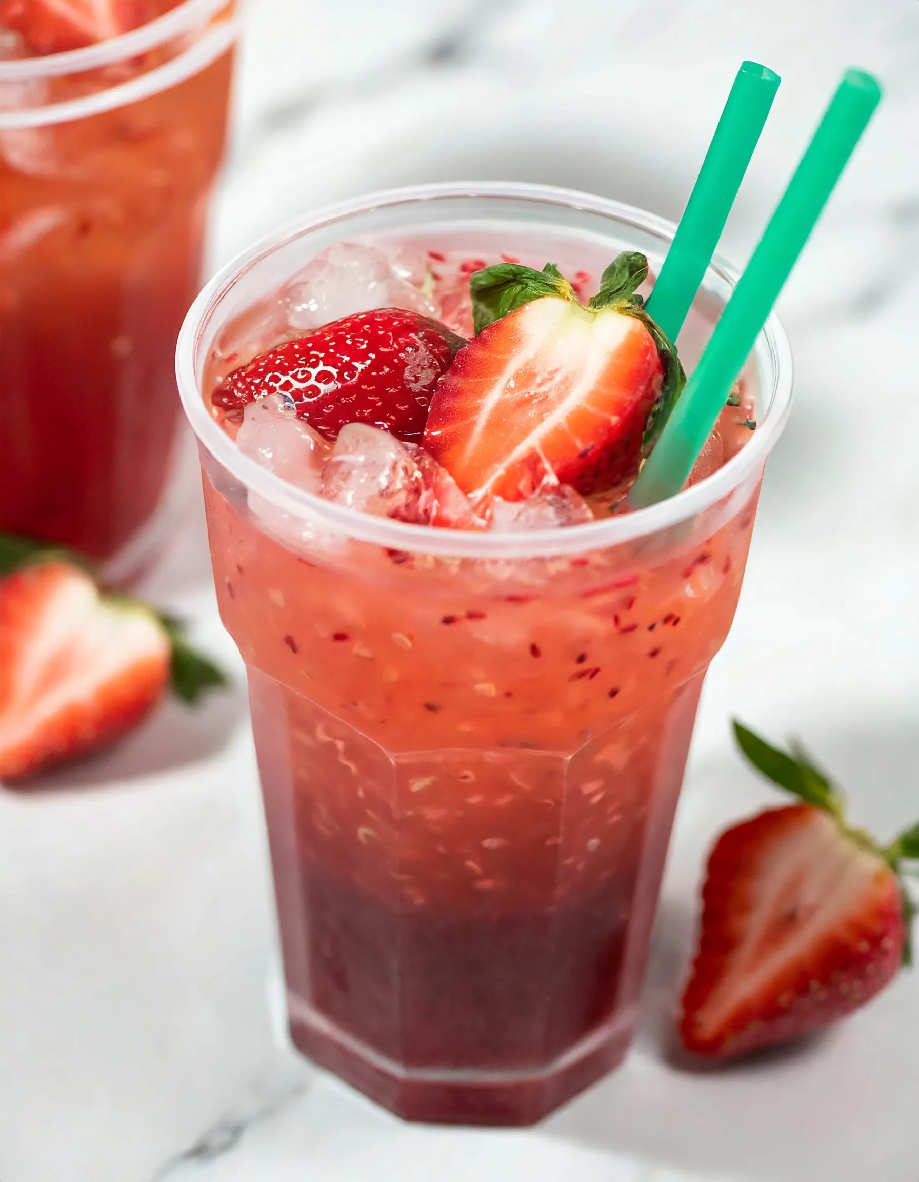 Homemade Strawberry Acai Lemonade