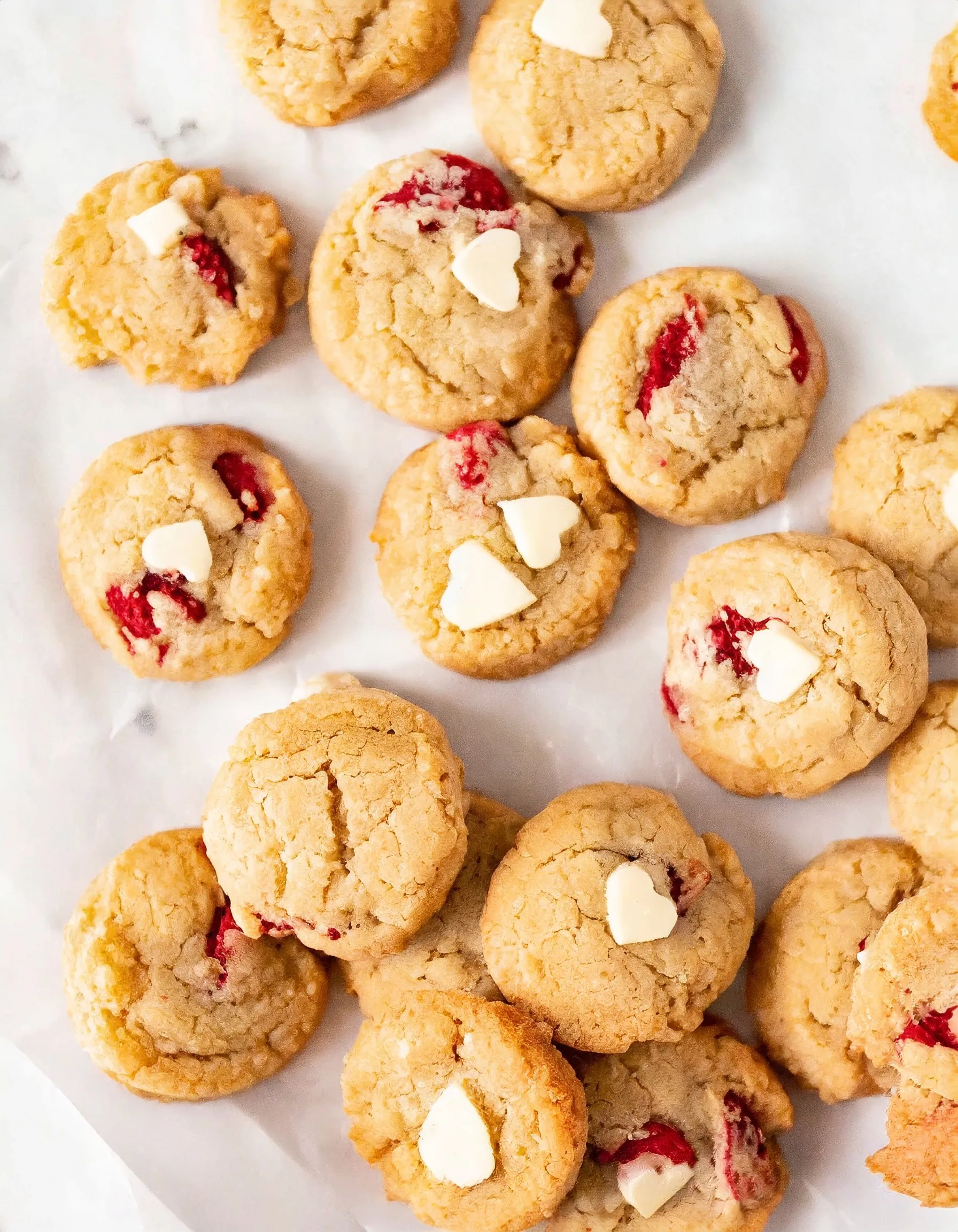 Raspberry Cheesecake Cookies