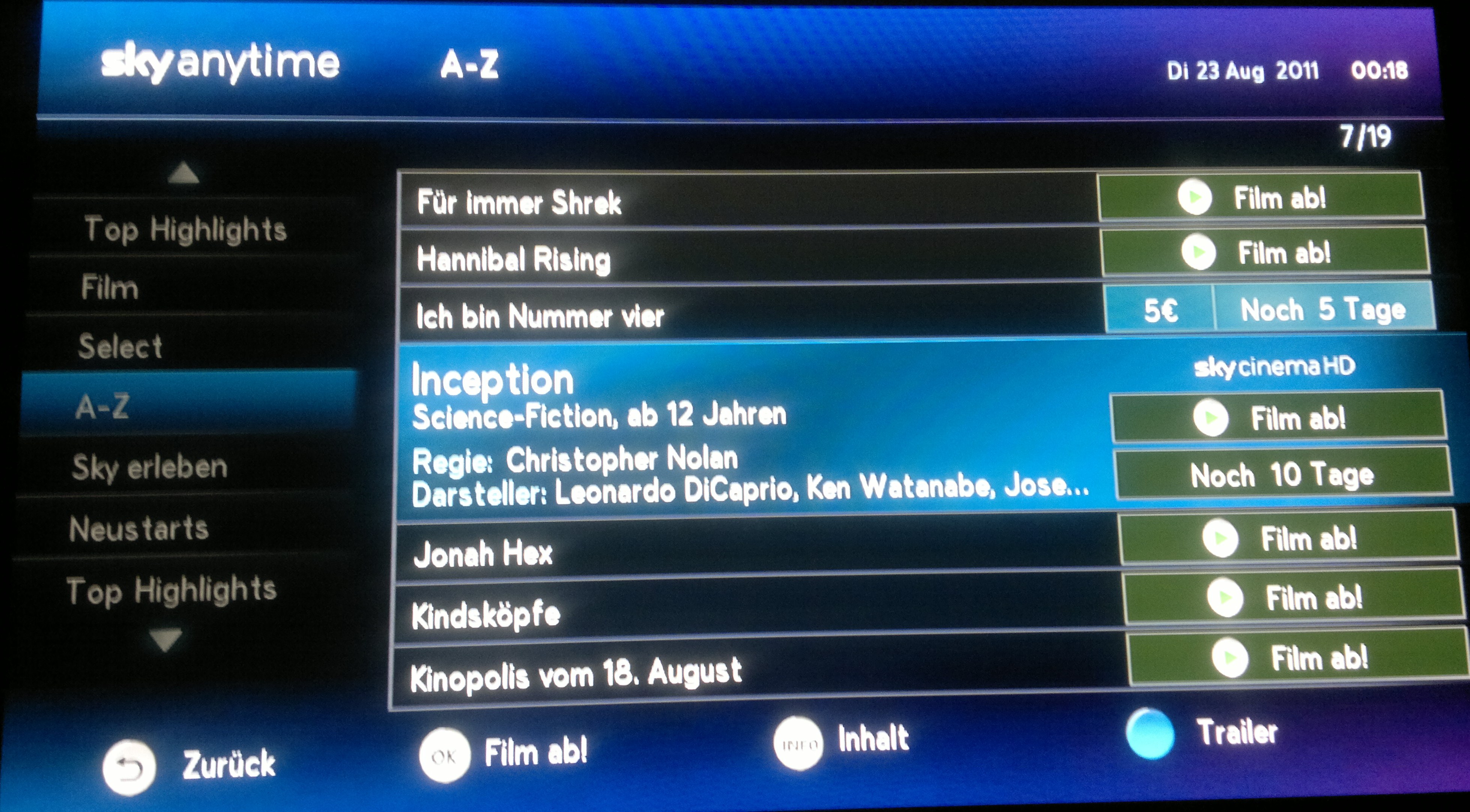 Start geglückt Sky Anytime ist da und funktioniert Die ersten Eindrücke! Florian Hellmuth