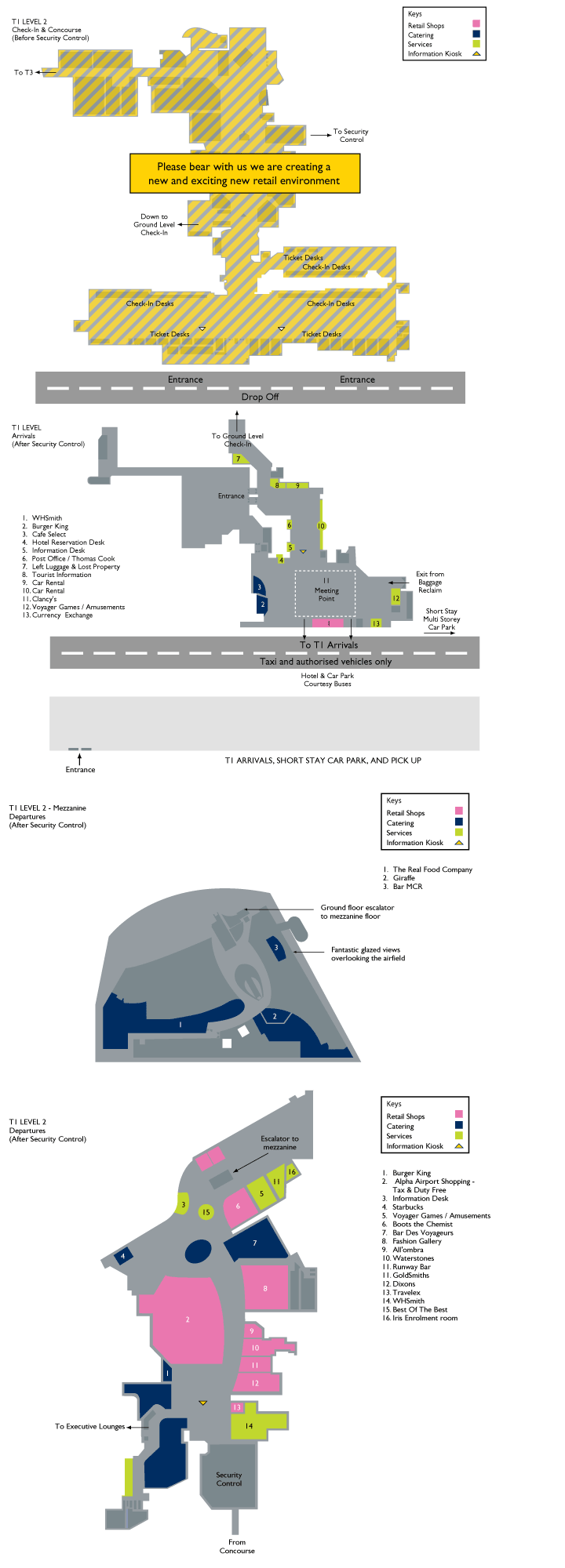 Manchester Airport Directions & Maps Airport Guides