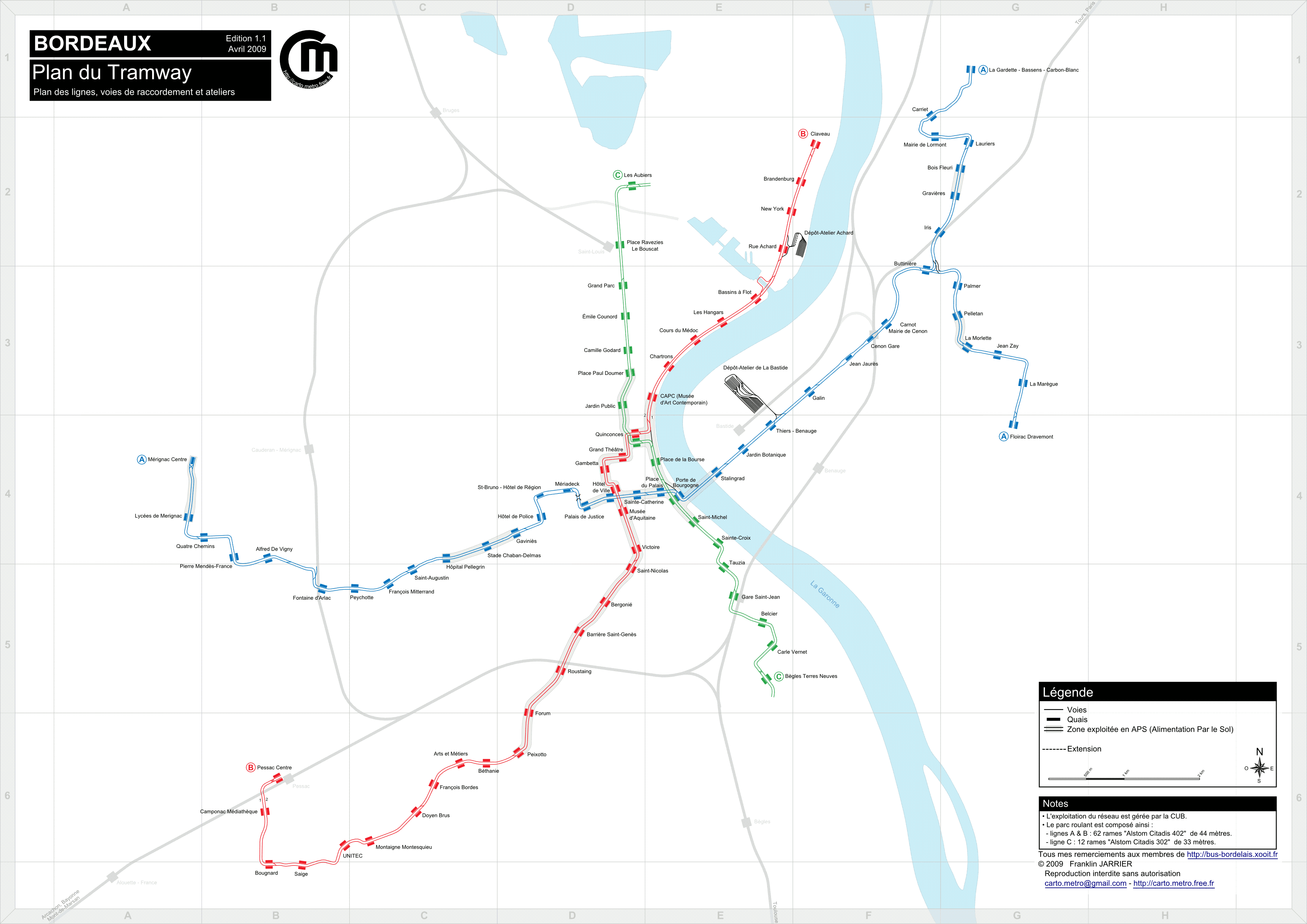 Les Défis De La "Carte Metro Bordeaux" Metro map of Bordeaux. Metro maps of France. —