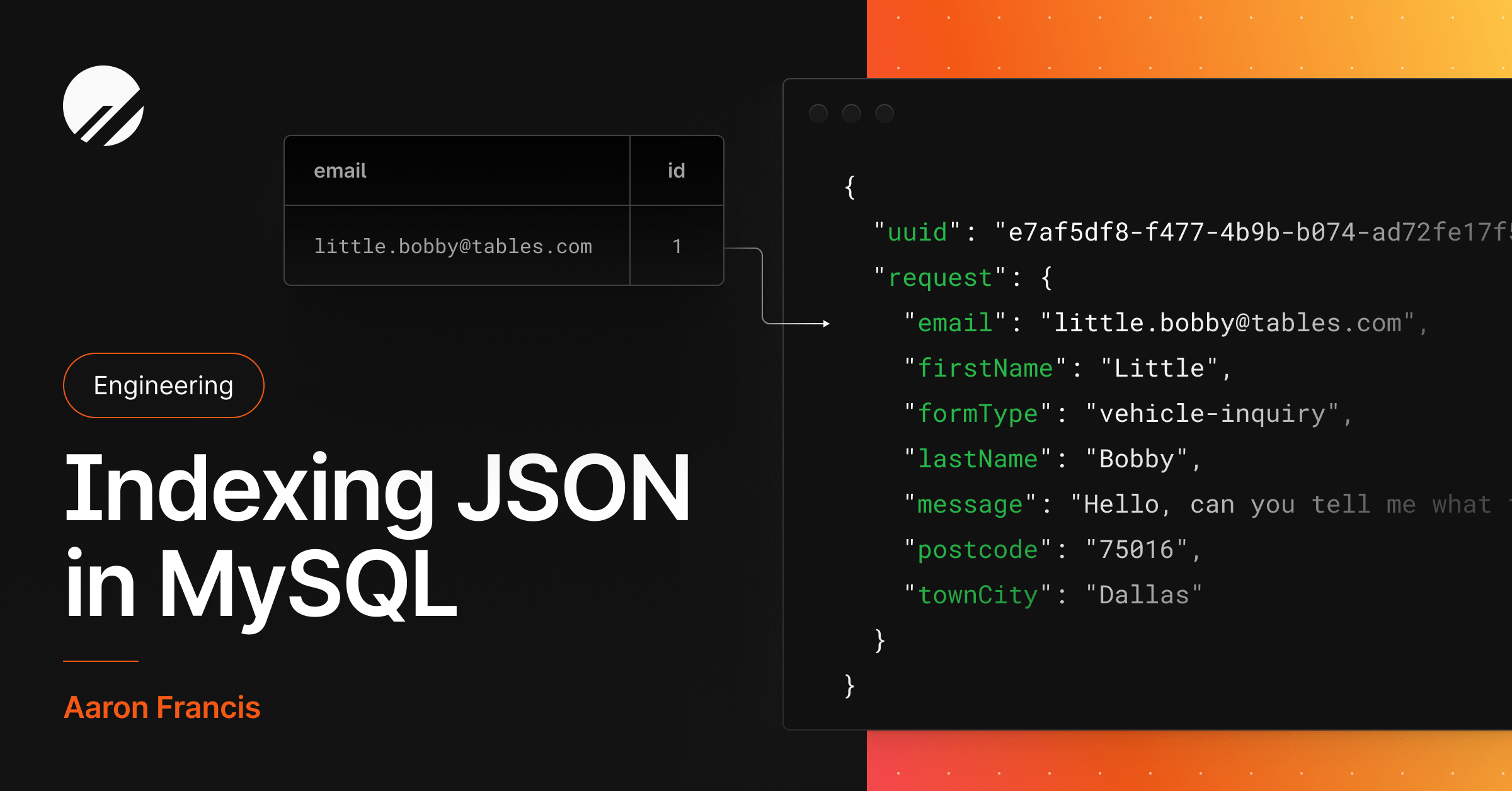 Indexing JSON in MySQL