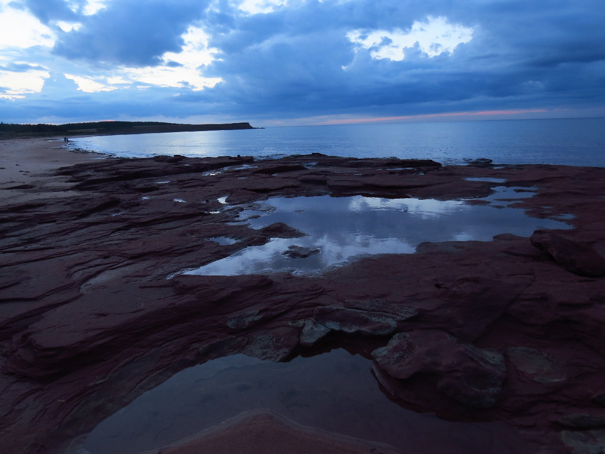 Campbell's Cove, PEI The Red Sands. Daughter