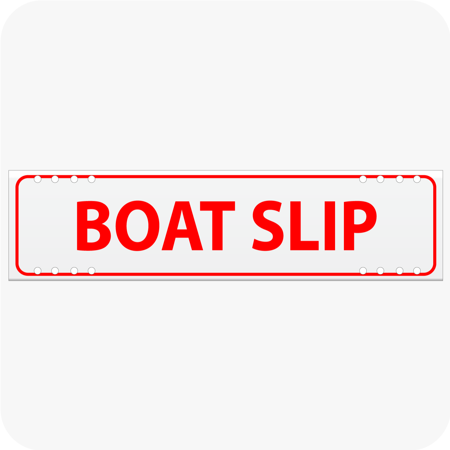 Boat Slip 6 x 24 Corrugated Rider Red