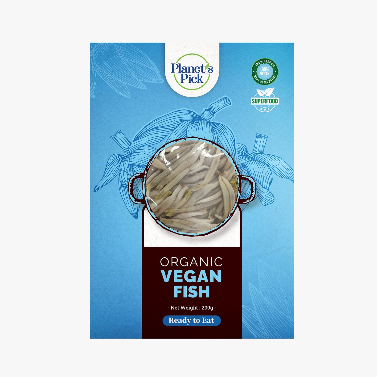 Organic Vegan Fish Pick