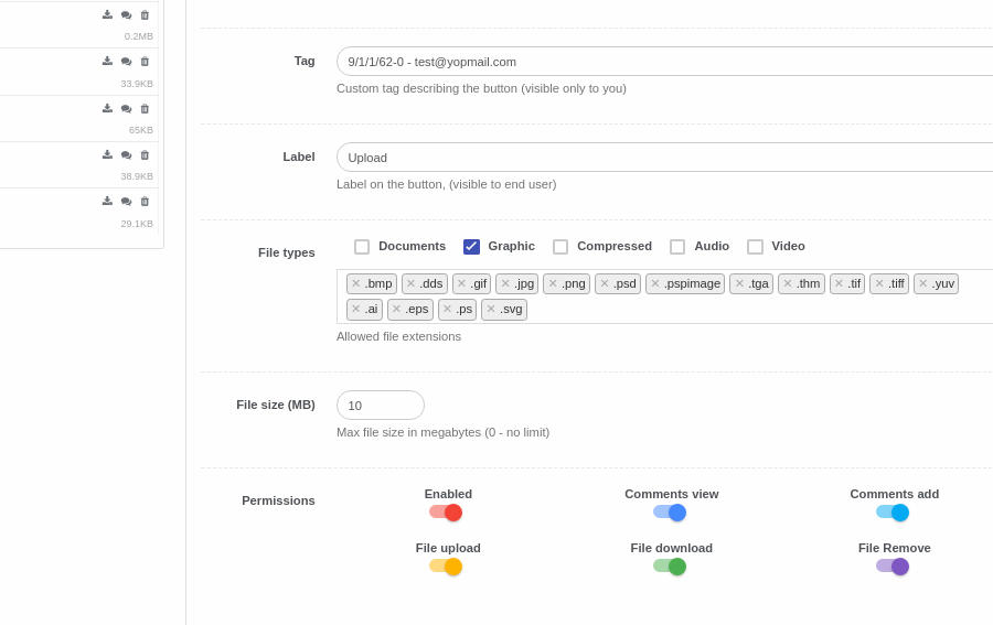 Copy/paste JS code and change "input type file" to powerful ajax upload