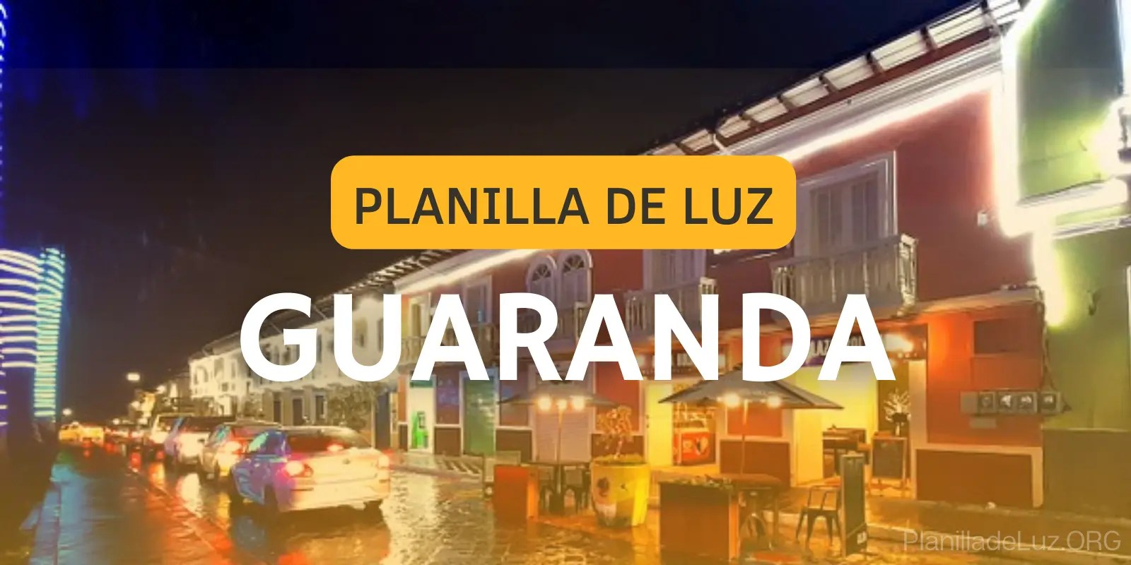 ᐅ Planilla de Luz Guaranda ⇒ Consultar, Pagar y Descargar [PDF]