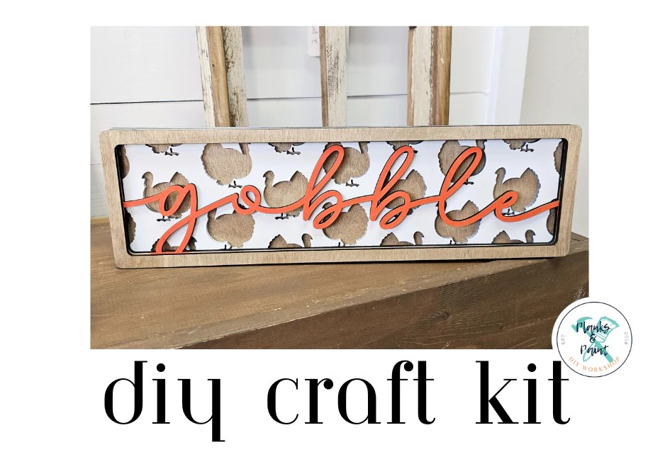 DIY Gobble Chunky Shelf Sitter Planks and Paint DIY & Boutique