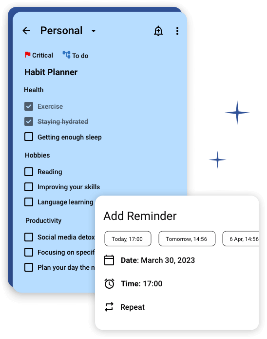 Todo List, Task Manager, Planner & Reminder App Planndu