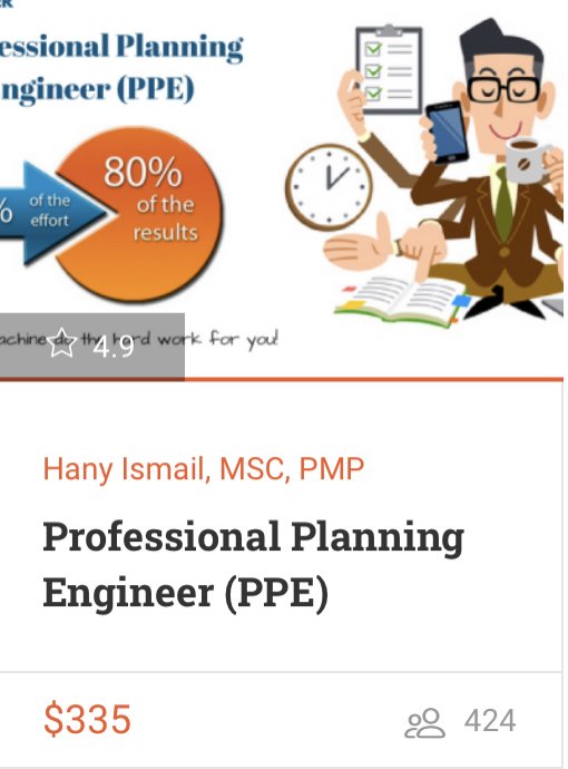 Planning Courses Special Offer Planning Engineer FZE.