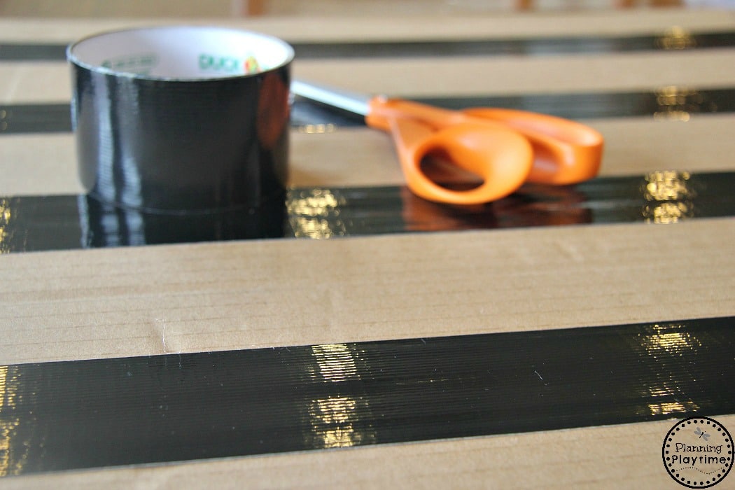 DIY Cardboard Car Track Ramp Planning Playtime