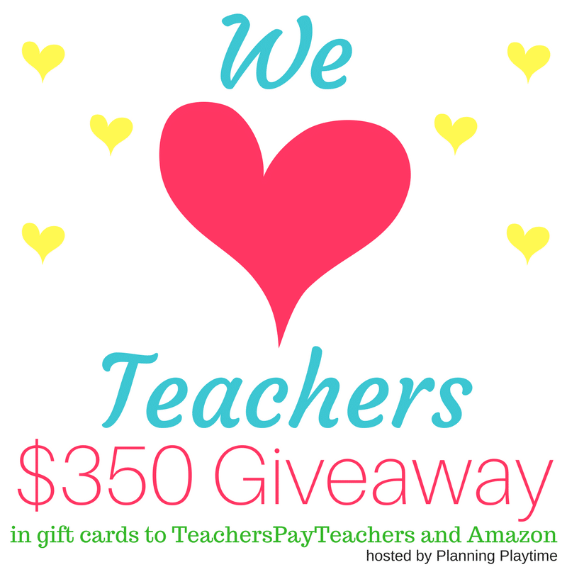 Teacher Appreciation Week Giveaways Planning Playtime