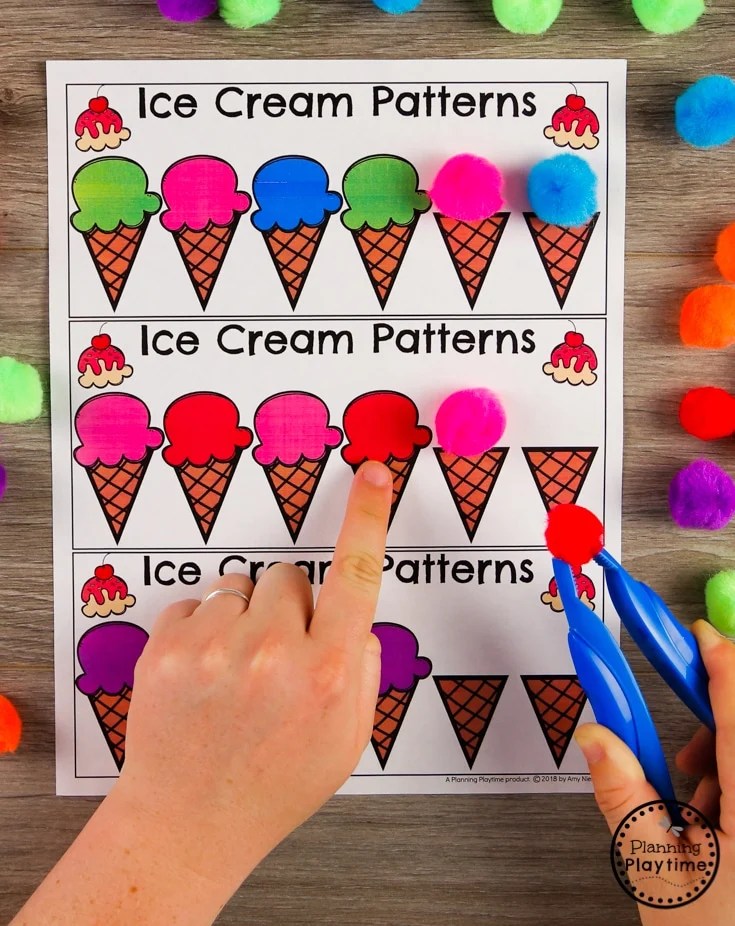 Ice Cream Theme Preschool Planning Playtime