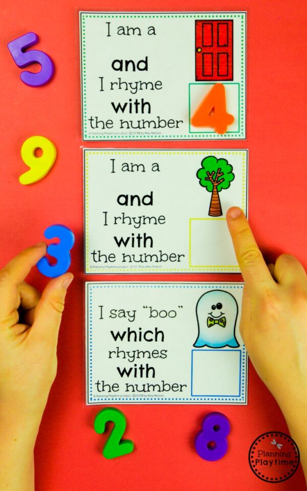 Rhyming Words for Kids Planning Playtime