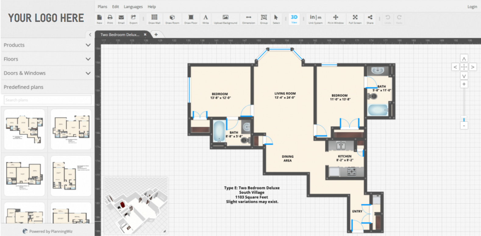 Floor Planner for Property Developers PlanningWiz Floor Planner