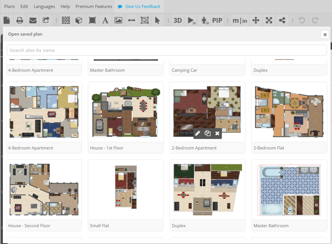 unlimited PlanningWiz Floor Planner