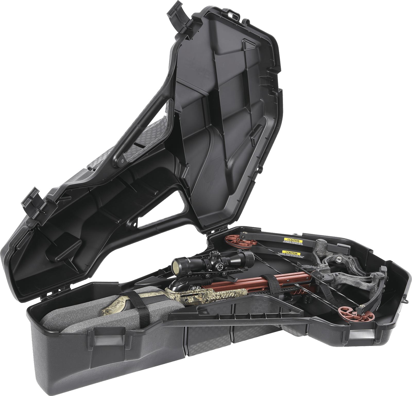 Plano Spire 113200 Crossbow Case w/Arrow Quiver black hard cover