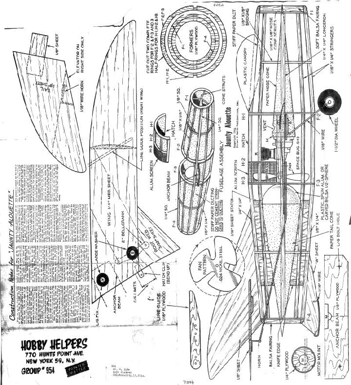 JAUNTY ALOUETTE AMA Academy of Model Aeronautics