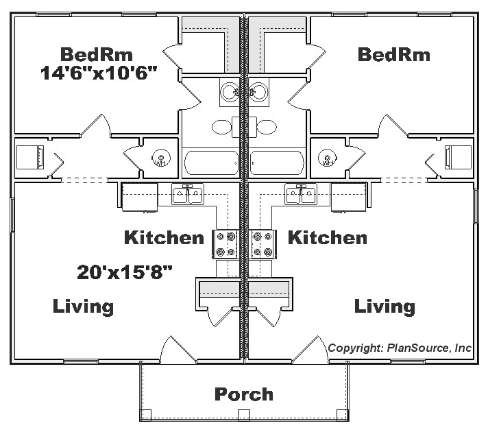 Duplex plan J012914d