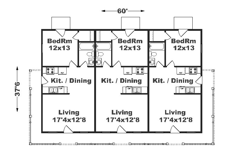 19 Best Simple Triplex Building Plans Ideas Home Building Plans