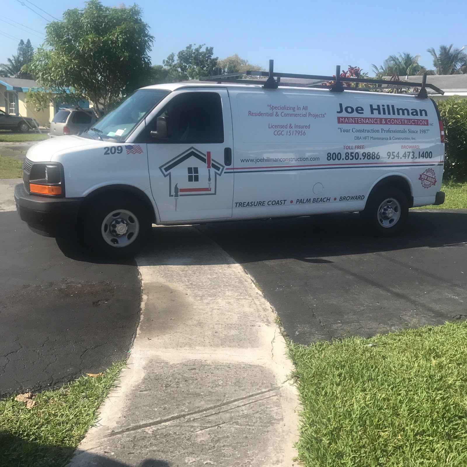 Joe Hillman Plumbers Davie & Port St. Lucie, FL Plumbing Contractor