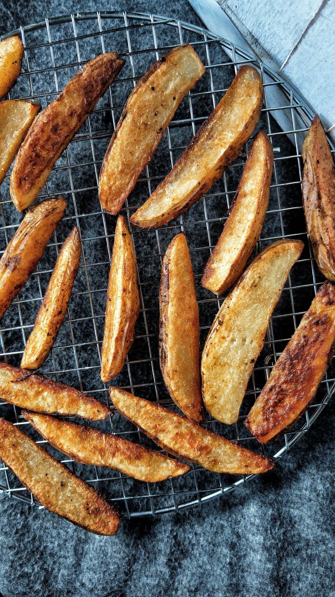 Crispy Baked Potato Wedges Plant Based And Broke