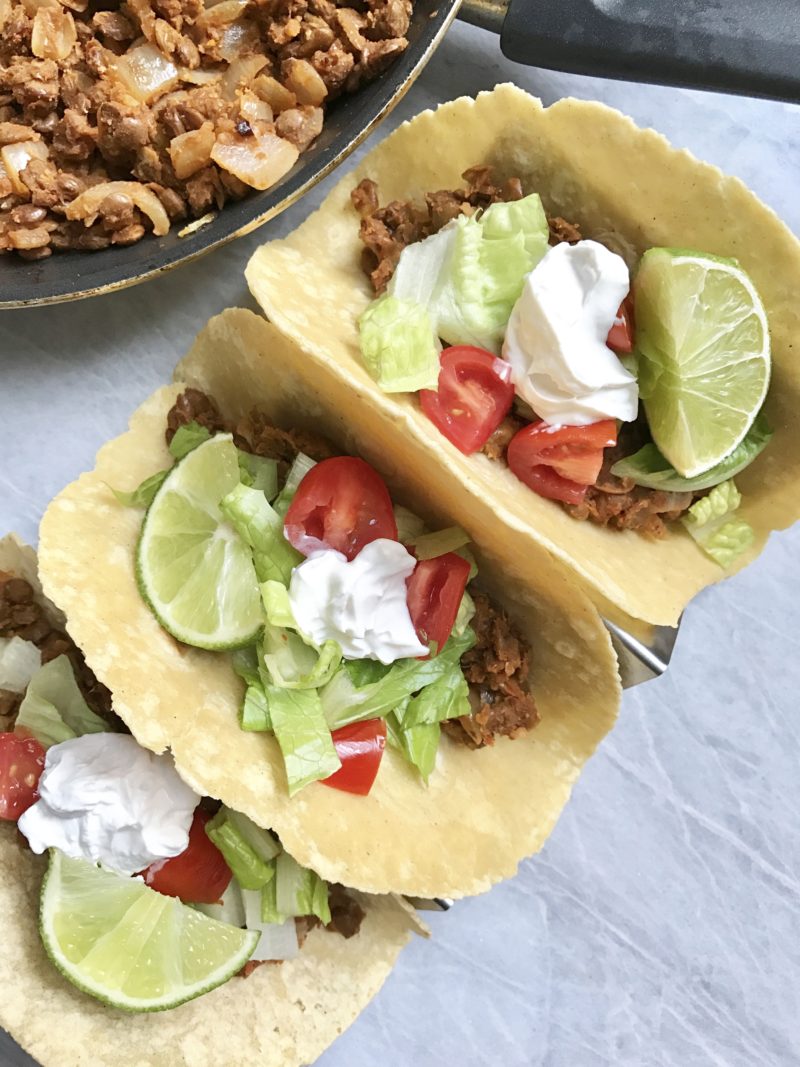 Lentil Taco Meat Plant Based Jane