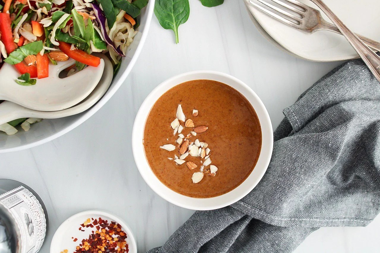 Almond Butter Dressing Plant Based Jess