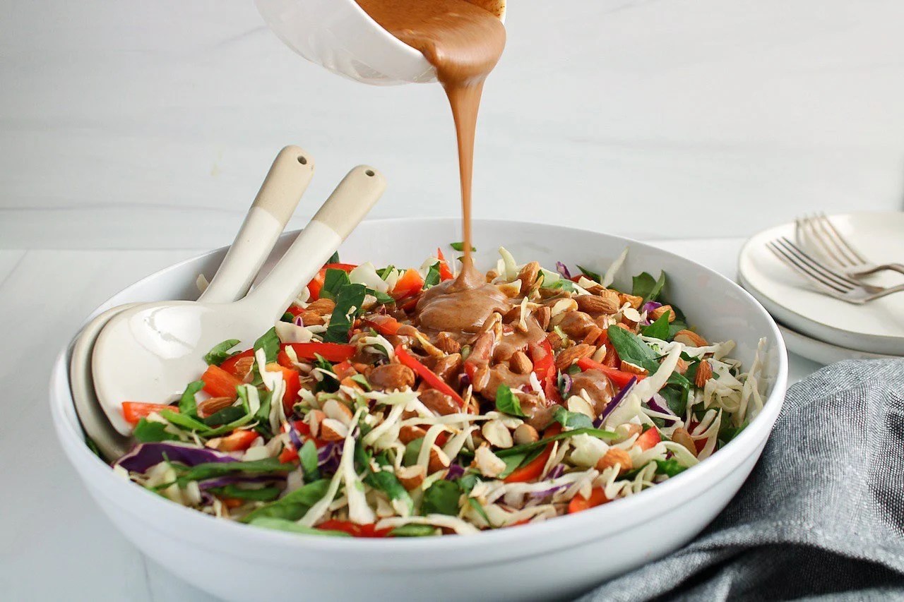 Almond Butter Dressing Plant Based Jess