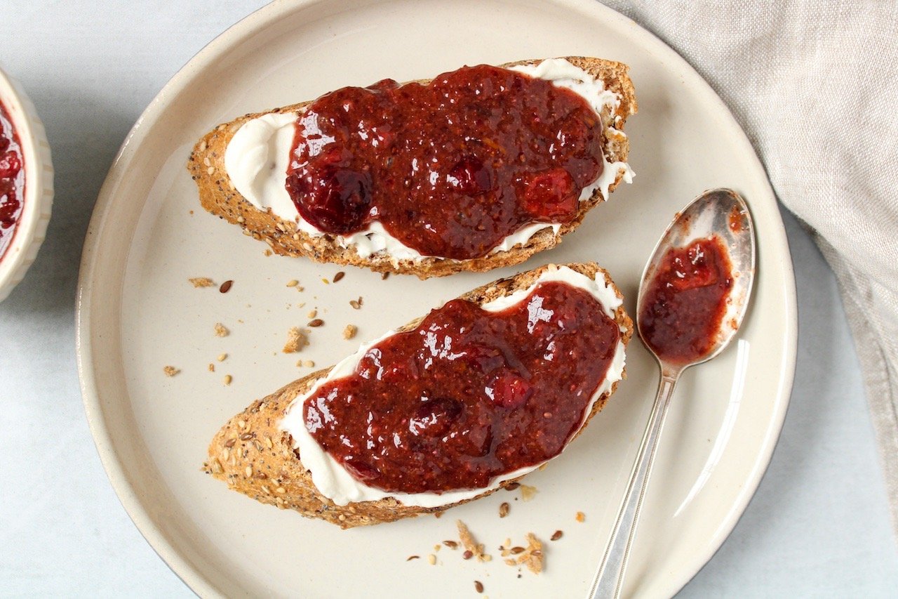 Cherry Marmalade Raw and Healthy Plant Based Jess