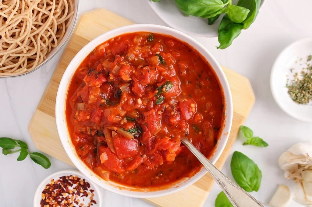 Hearty Marinara Sauce (Quick & Easy) Plant Based Jess