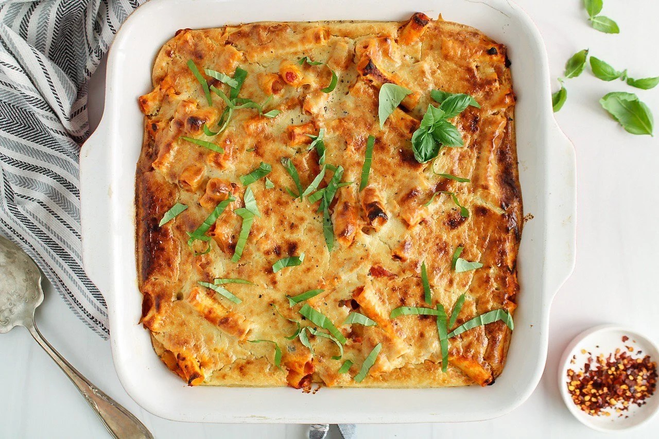Vegan Baked Ziti with Lentils Recipe Cart