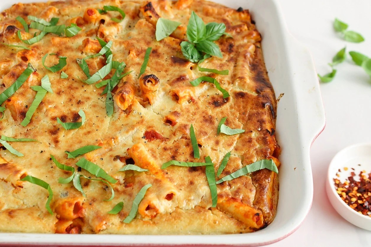 Vegan Baked Ziti with Lentils Plant Based Jess