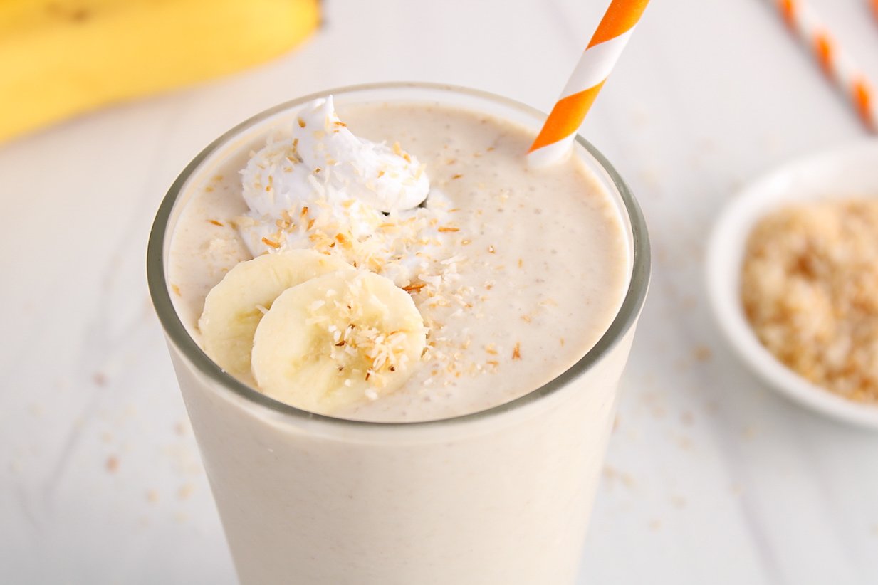 Coconut Milkshake (No Ice Cream) Plant Based Jess