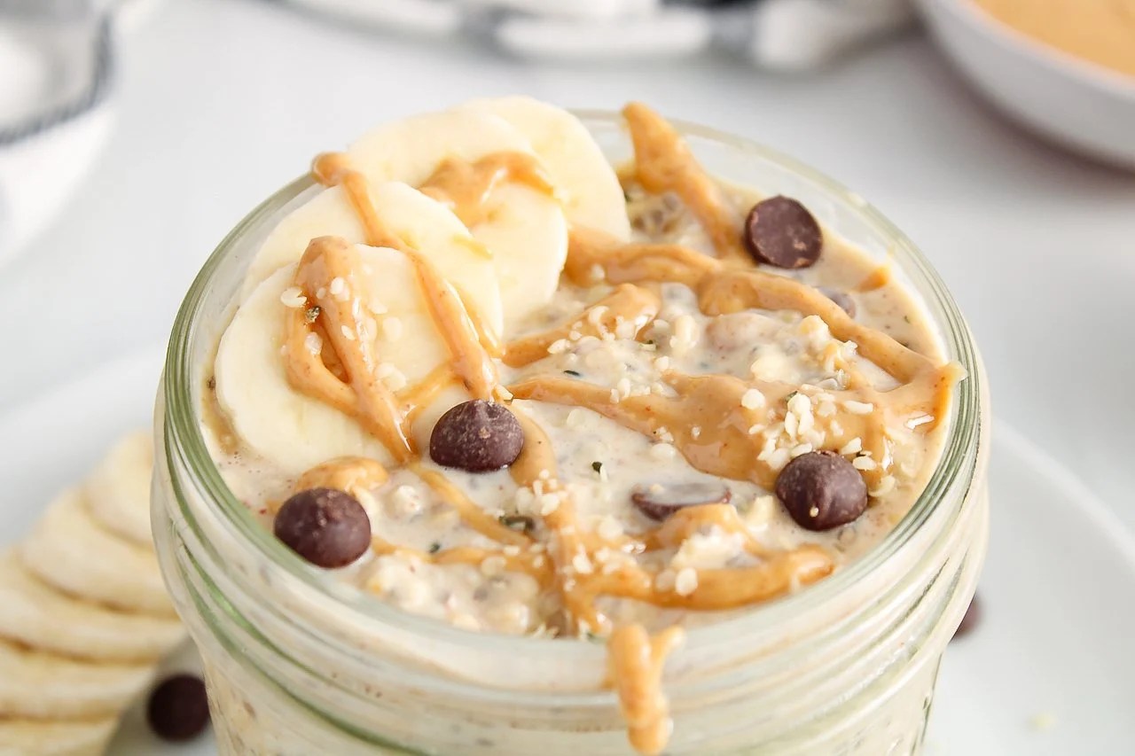 High Protein Overnight Oats (Vegan & No Protein Powder) Plant Based Jess