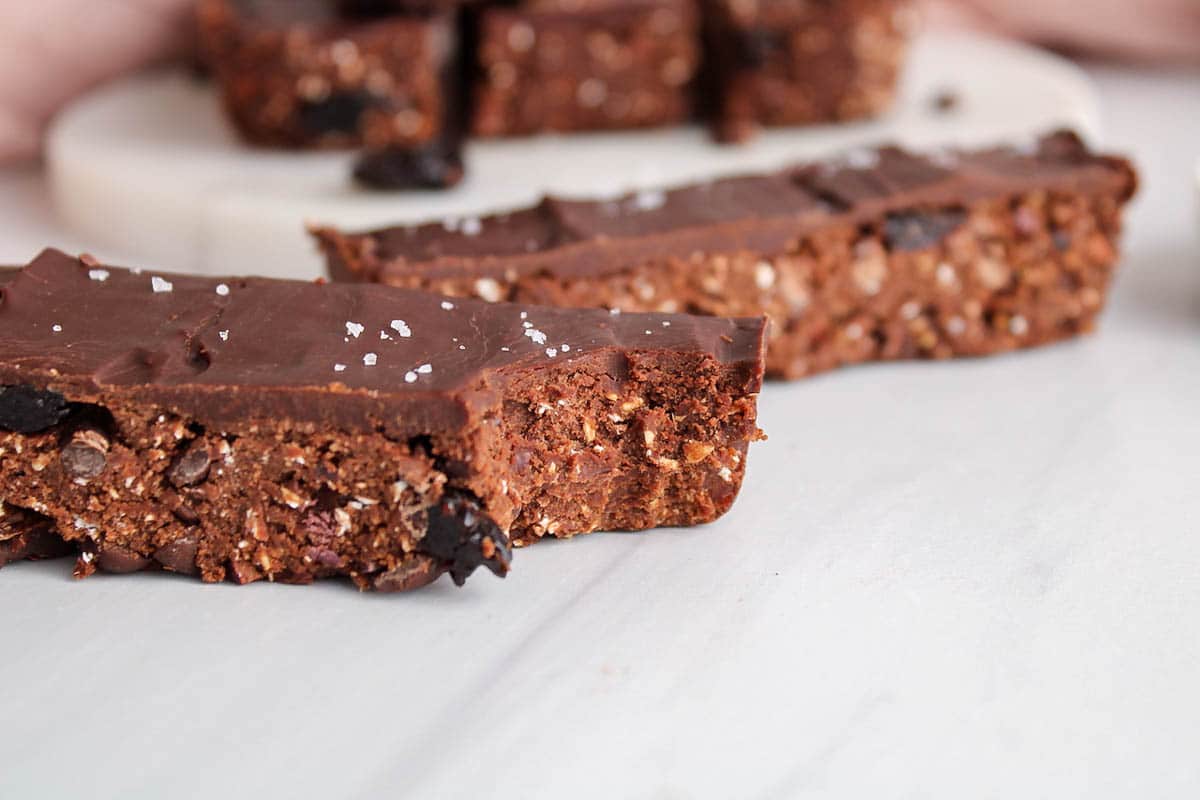 Chocolate Oatmeal No Bake Bars (GlutenFree, NutFree) Plant Based Jess