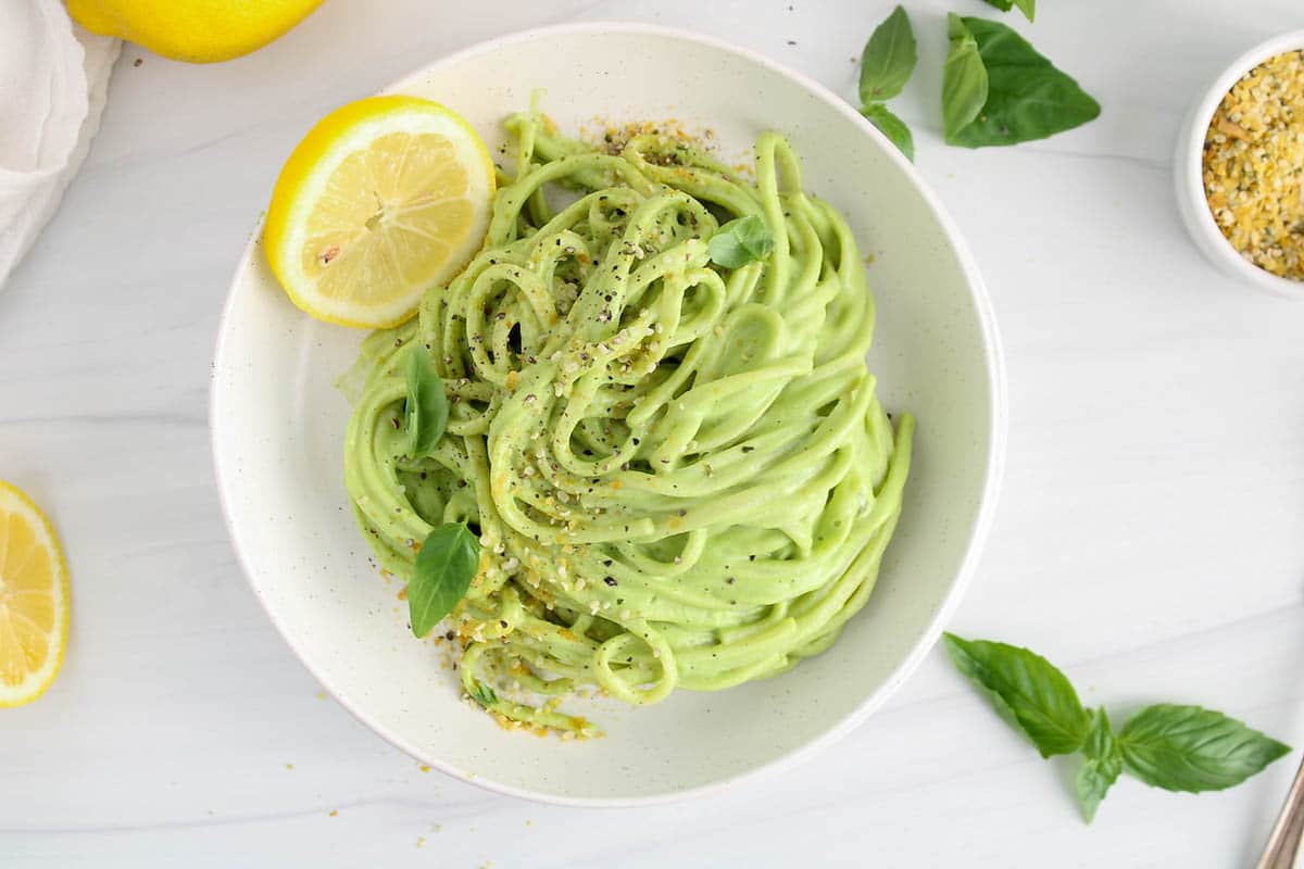 Green Pasta Sauce (Quick and Healthy) Plant Based Jess